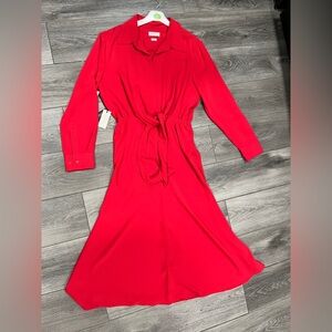 Elegant Aritzia Red Women's Dress